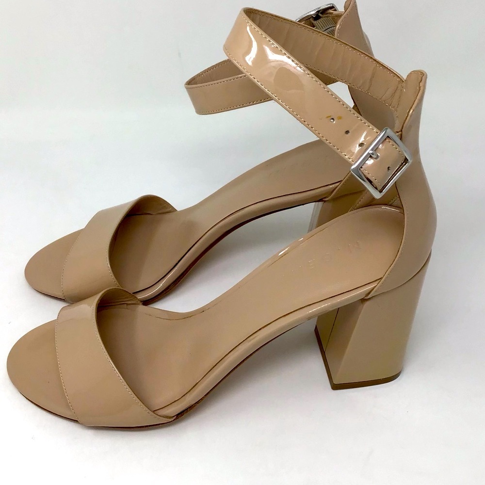 M. Gemi Nude Heel Sandals Size 10